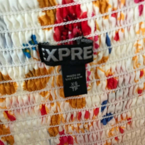 Express Floral Summer Dress sz XS - Picture 4 of 4